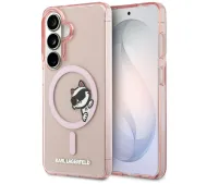 Karl Lagerfeld IML Peekaboo Choupette MagSafe do Galaxy S26 Różowy