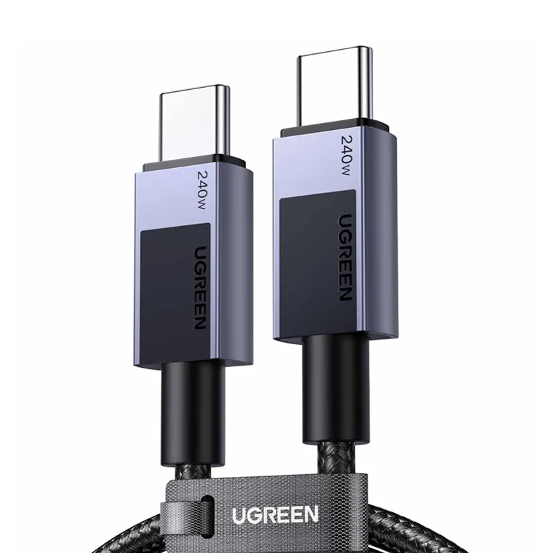 Kabel UGREEN L513 USB-C do USB-C 240W 1m Szary