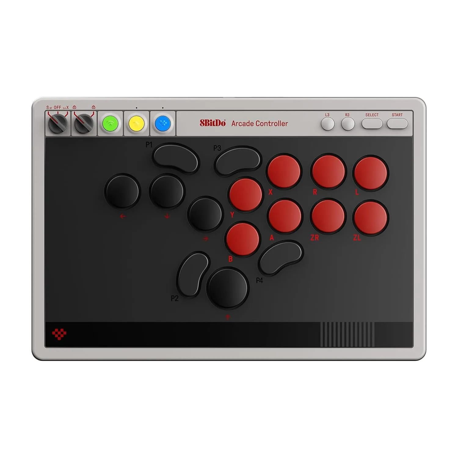 Kontroler 8BitDo All-Button Arcade Controller do PC, Nintendo Switch / Switch 2 Bezprzewodowy N Edition