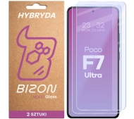 Bizon elastyczne Glass Mule Duo do Xiaomi POCO F7 Ultra 2 sztuki