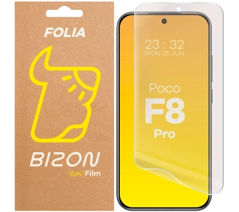Folia ochronna Bizon matowa Film Sun do Xiaomi POCO F8 Pro