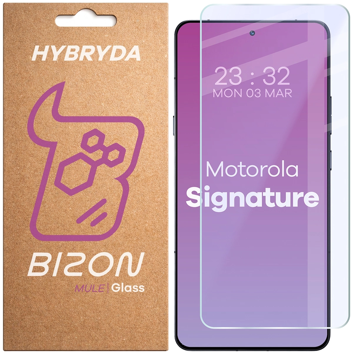 Szkło hybrydowe Bizon elastyczne Glass Mule do Motorola Signature