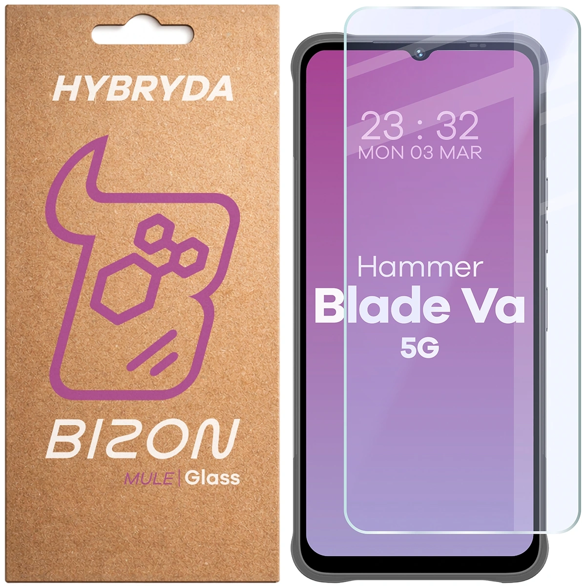 Szkło hybrydowe Bizon elastyczne Glass Mule do HAMMER Blade Va 5G