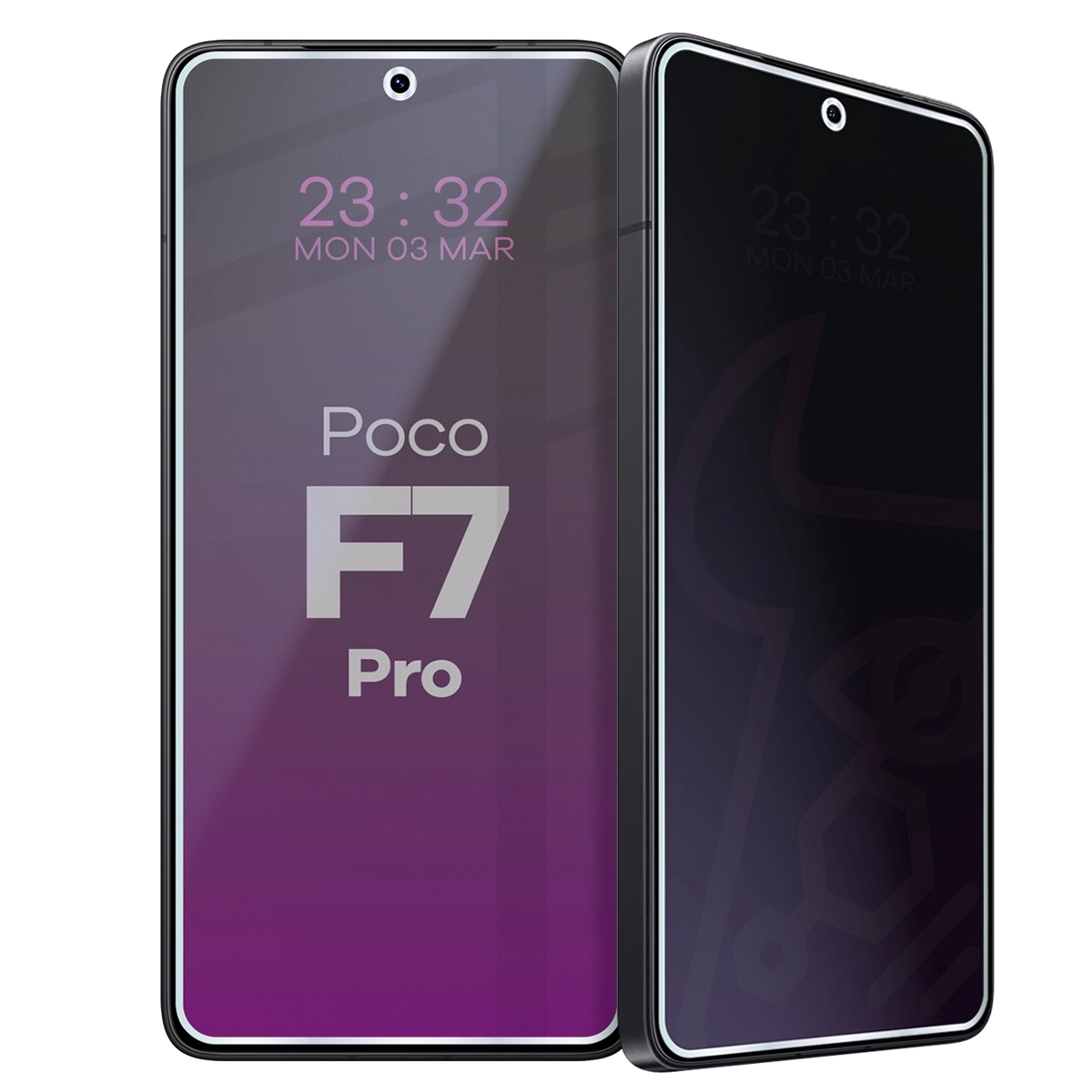 Szkło hybrydowe Bizon prywatyzujące Glass Mule Shadow do Xiaomi POCO F7 Pro