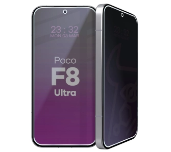 Szkło hybrydowe Bizon prywatyzujące Glass Mule Shadow do Xiaomi POCO F8 Ultra