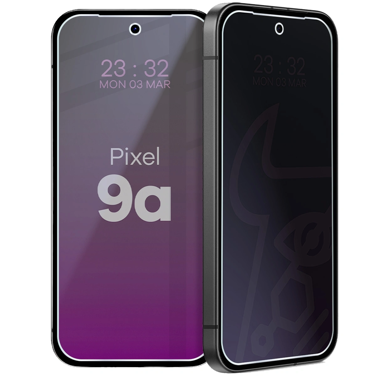 Szkło hybrydowe Bizon prywatyzujące Glass Mule Shadow do Google Pixel 9a