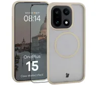 Bizon Case MatteO Pack do OnePlus 15 Beżowy