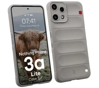 Etui Bizon Tur do Nothing Phone 3a Lite Jasnoszary