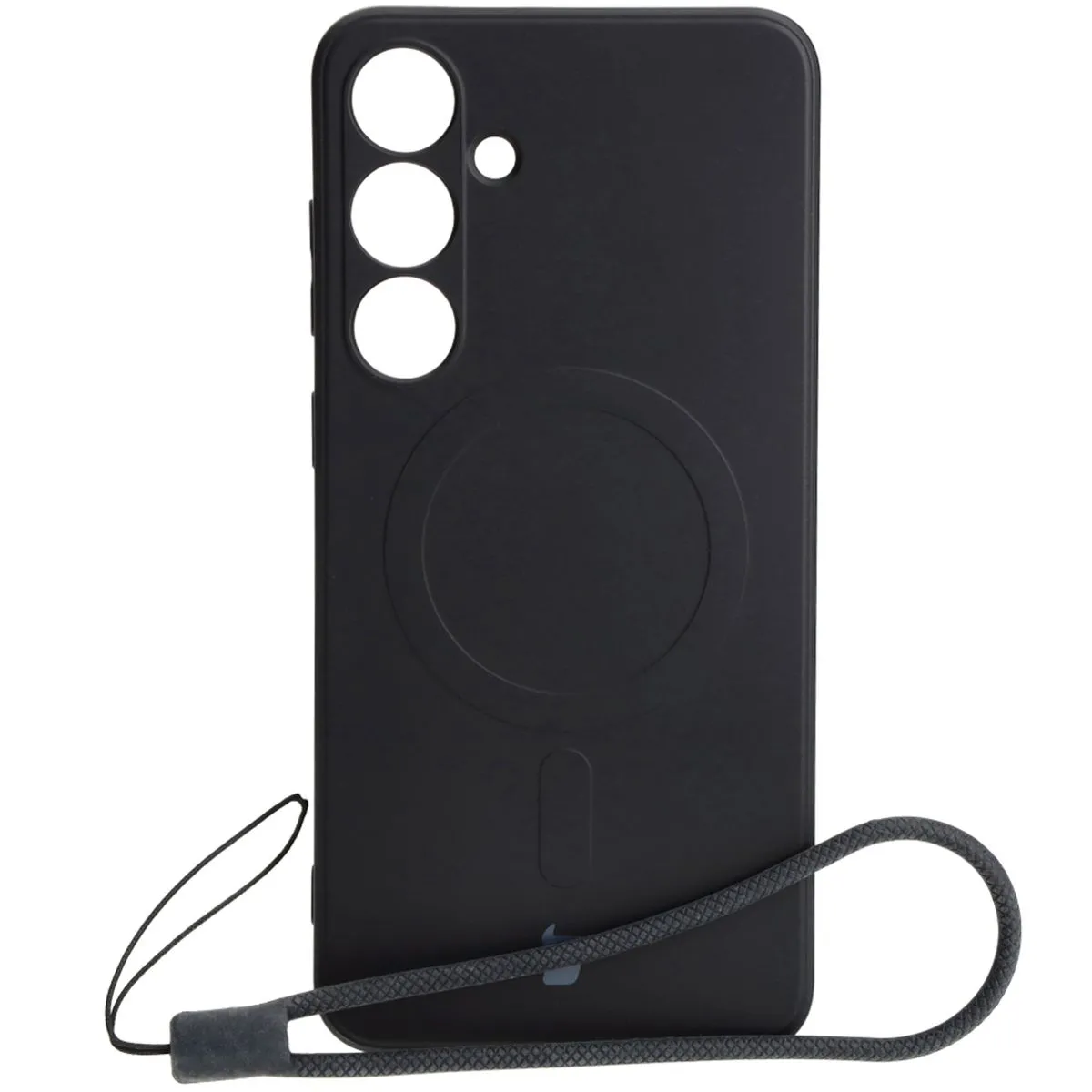 Etui Bizon Silicone Magnetic do Galaxy S25 Plus / S24 Plus Czarny