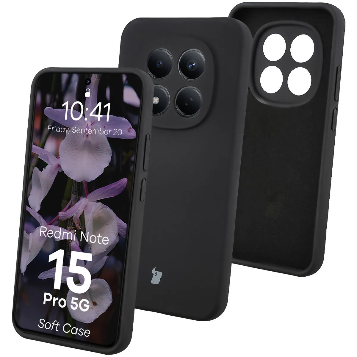 Etui Bizon Soft do Xiaomi Redmi Note 15 Pro 5G Czarny