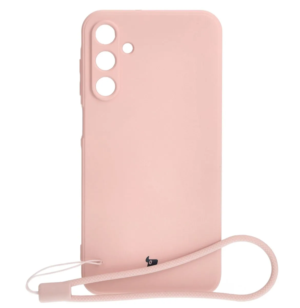 Etui Bizon Silicone Sq do Galaxy A15 5G/4G Jasnoróżowy