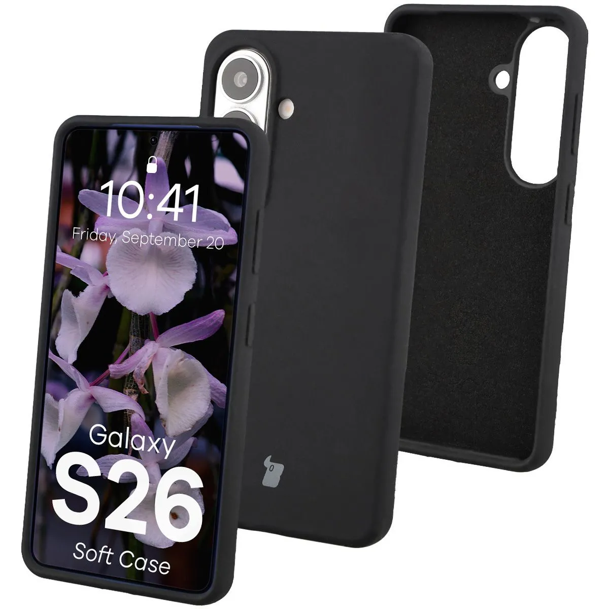 Etui Bizon Soft do Galaxy S26 Czarny