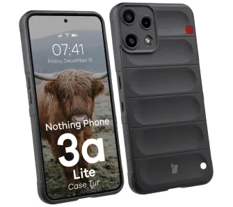 Etui Bizon Tur do Nothing Phone 3a Lite Czarny