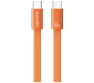 USAMS U96 USB-C do USB-C 60W 1,2m Pomarańczowy