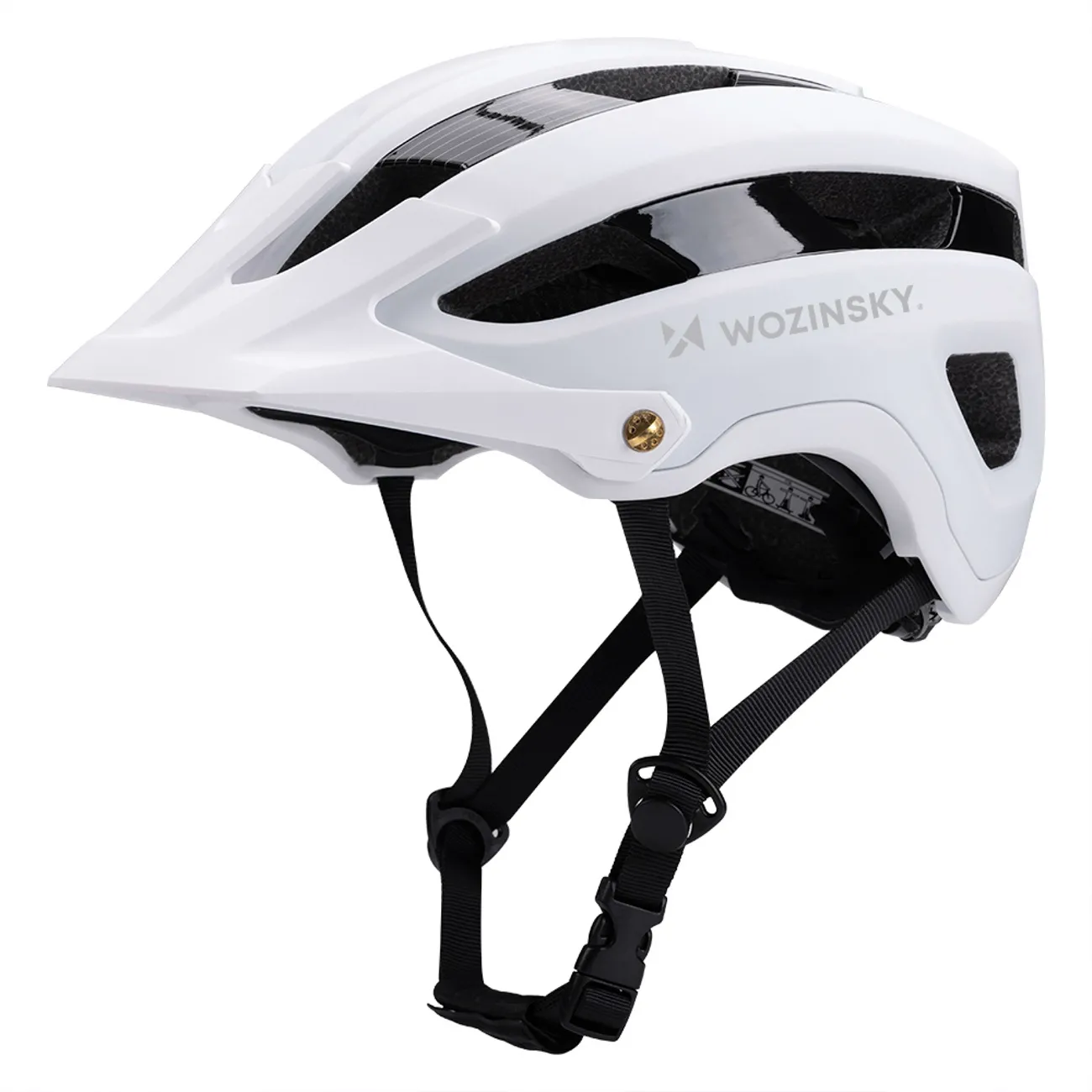 Kask Wozinsky HT-001VCB MTB L Czarno-biały