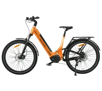 Rower elektryczny MS Energy Mokosha Pomarańczowy