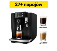 Jura E8 Piano Black (ED) Szerokość 27cm