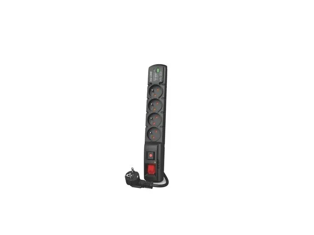 Listwa Acar F4 USB-A USB-C 4 gniazda 5m Czarny