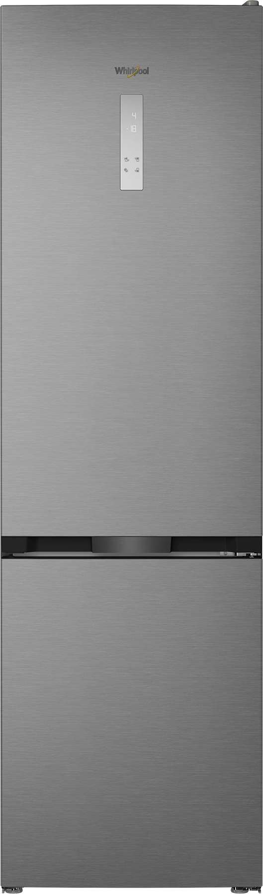 Lodówka Whirlpool WHK26412X5EA2 Funkcje AI Pełny No Frost 203,5cm Szuflada z kontrolą wilgotności Stal szczotkowana