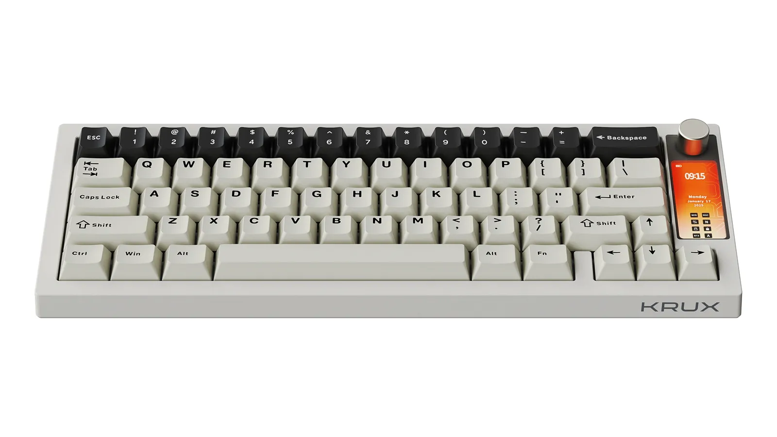 Klawiatura mechaniczna Krux Drox Szaro-Czarny