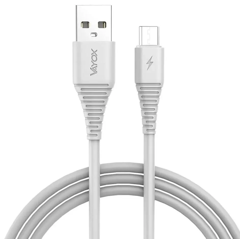 Kabel Vayox VA0290 USB-A - microUSB 2m Biały