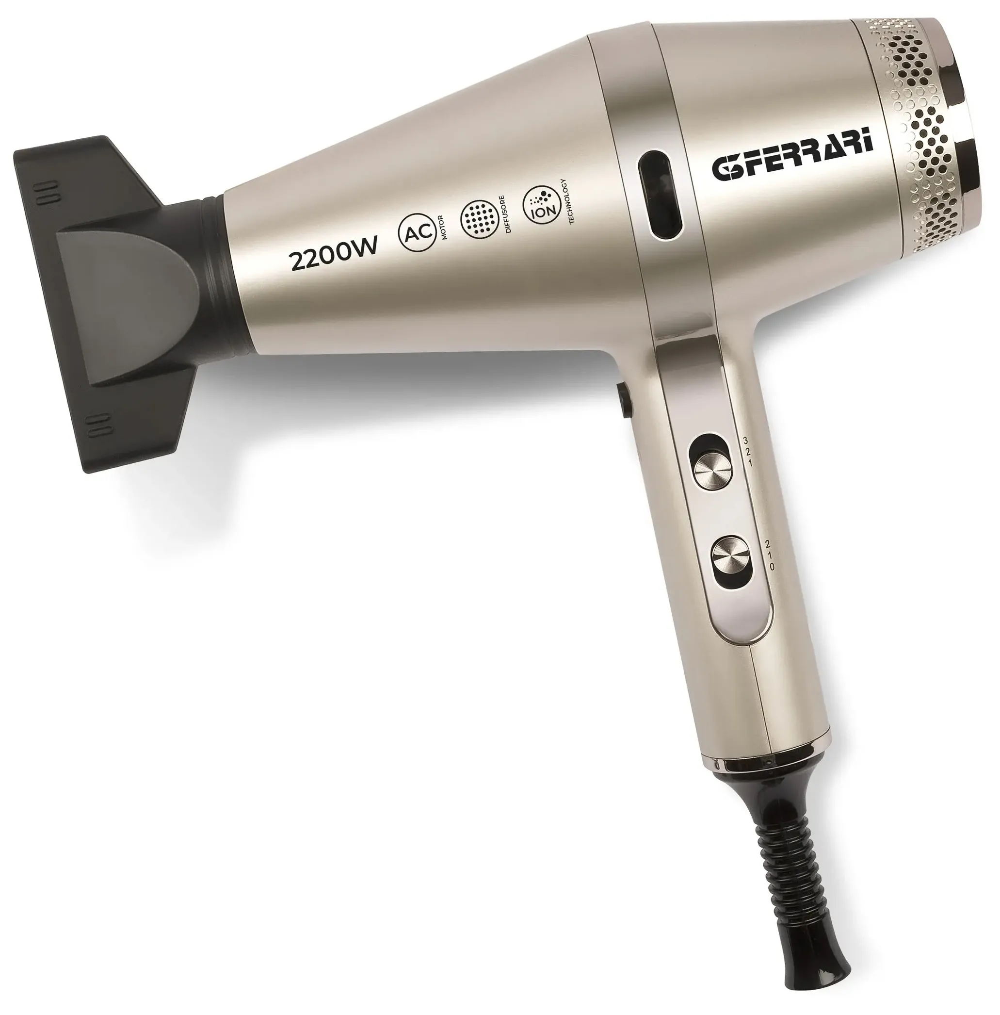 Suszarka do włosów G3 Ferrari G30059 Jonizacja Dyfuzor Zimny nawiew 2200W 2 prędkości 3 temperatury