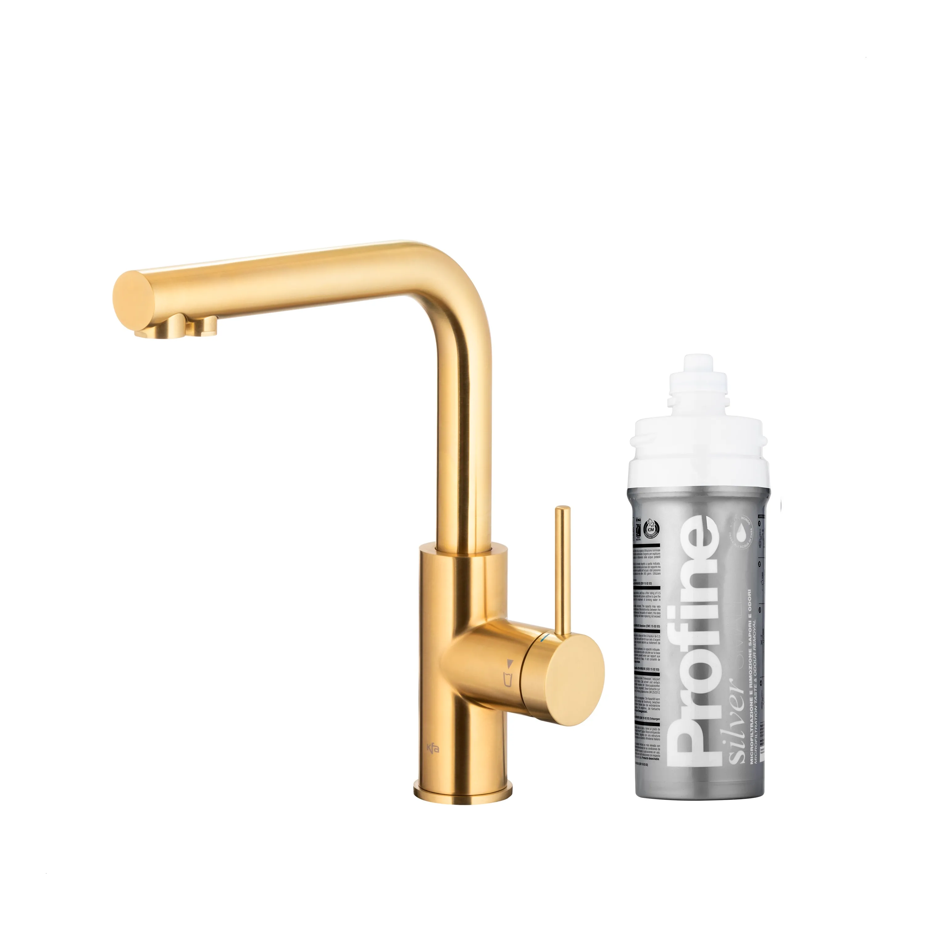 KFA Armatura Duero Pure Basic 6623-914-39 Jasne złoto Stal szlachetna