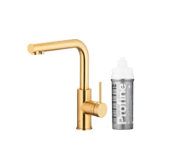 Bateria KFA Armatura Duero Pure Basic 6623-914-39 Jasne złoto Stal szlachetna