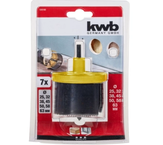 Zestaw otwornic Einhell 7szt 25-63mm 49599100