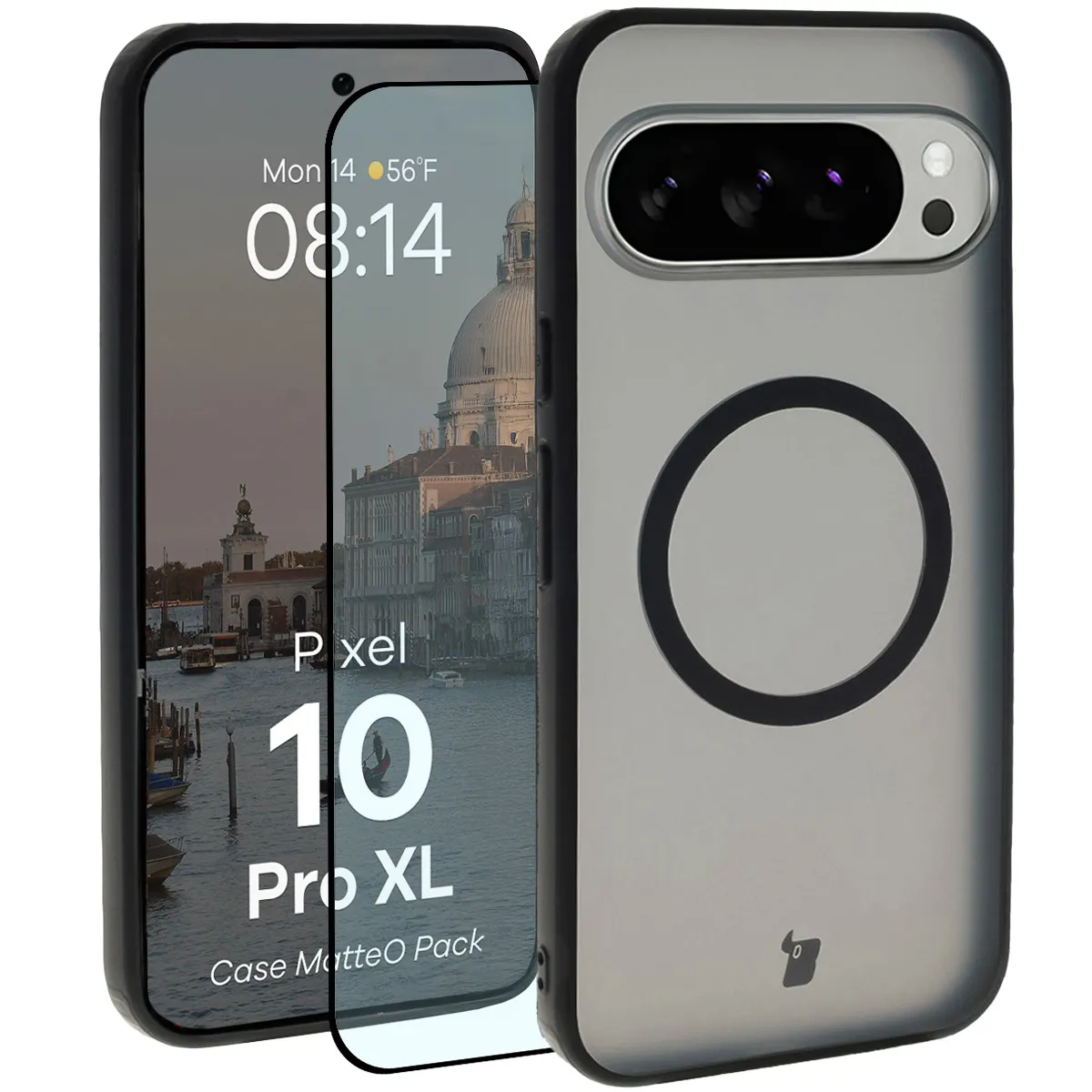 Szkło hartowane Bizon MatteO Pack do Google Pixel 10 Pro XL Czarny