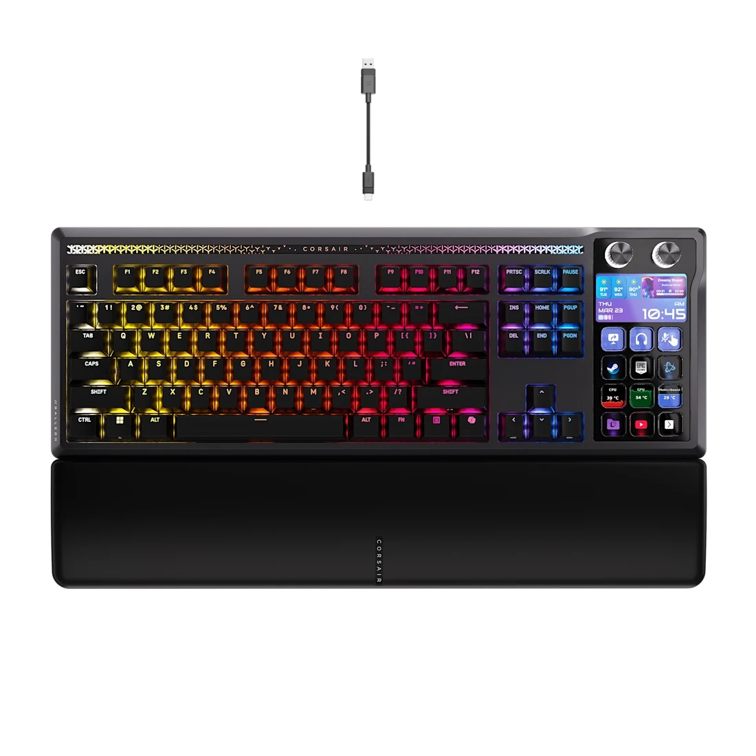 Klawiatura mechaniczna Corsair GALLEON 100 SD MLX Plus Czarny