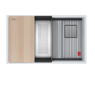 Franke Kanon KNG PRO 160-46-21 Granitowy Biały polarny