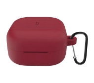 Bizon Case Headphone Silicone do Galaxy Buds 4/4 Pro Burgundowy