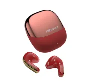 HiFuture ChromeBuds Douszne z system 4 mikrofonów + ENC Bluetooth 5.4 Czerwony