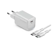 SBS Mini GaN PD USB-C 70W Biały + kabel USB-C