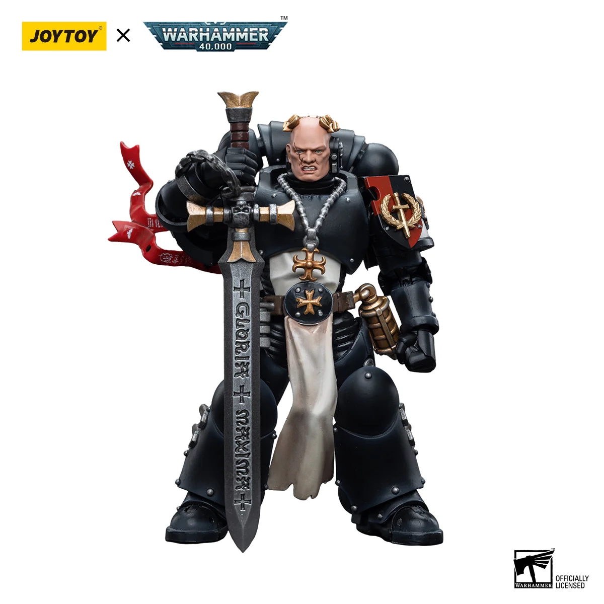 Figurka Joy Toy Warhammer 40k Black Templars Emperor's Champion Bayard's Revenge
