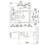 Zlewozmywak Franke Euroform EFN 651-78 Stalowy