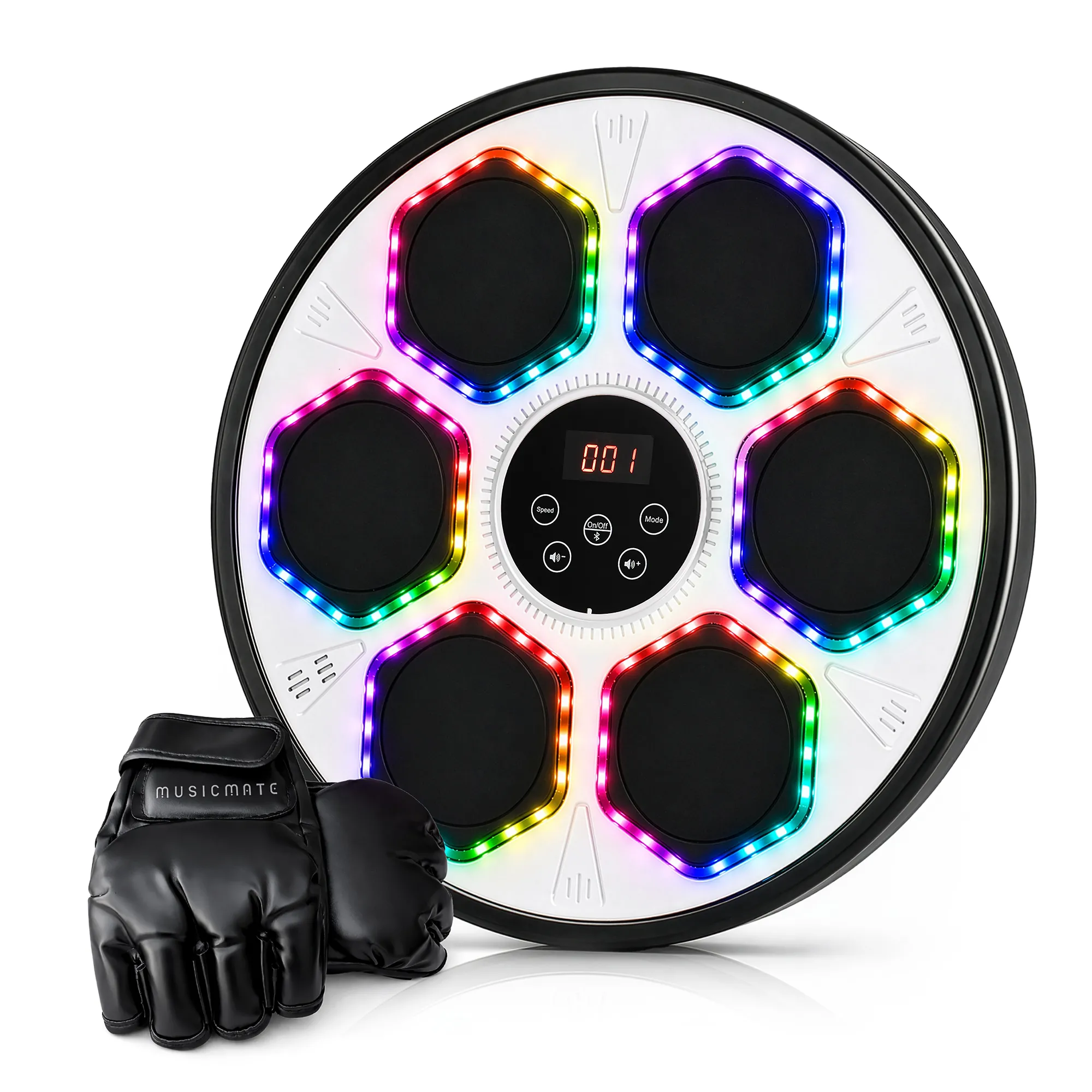 Muzyczna tarcza bokserska Musicmate MM-DRM40-W FightDrum