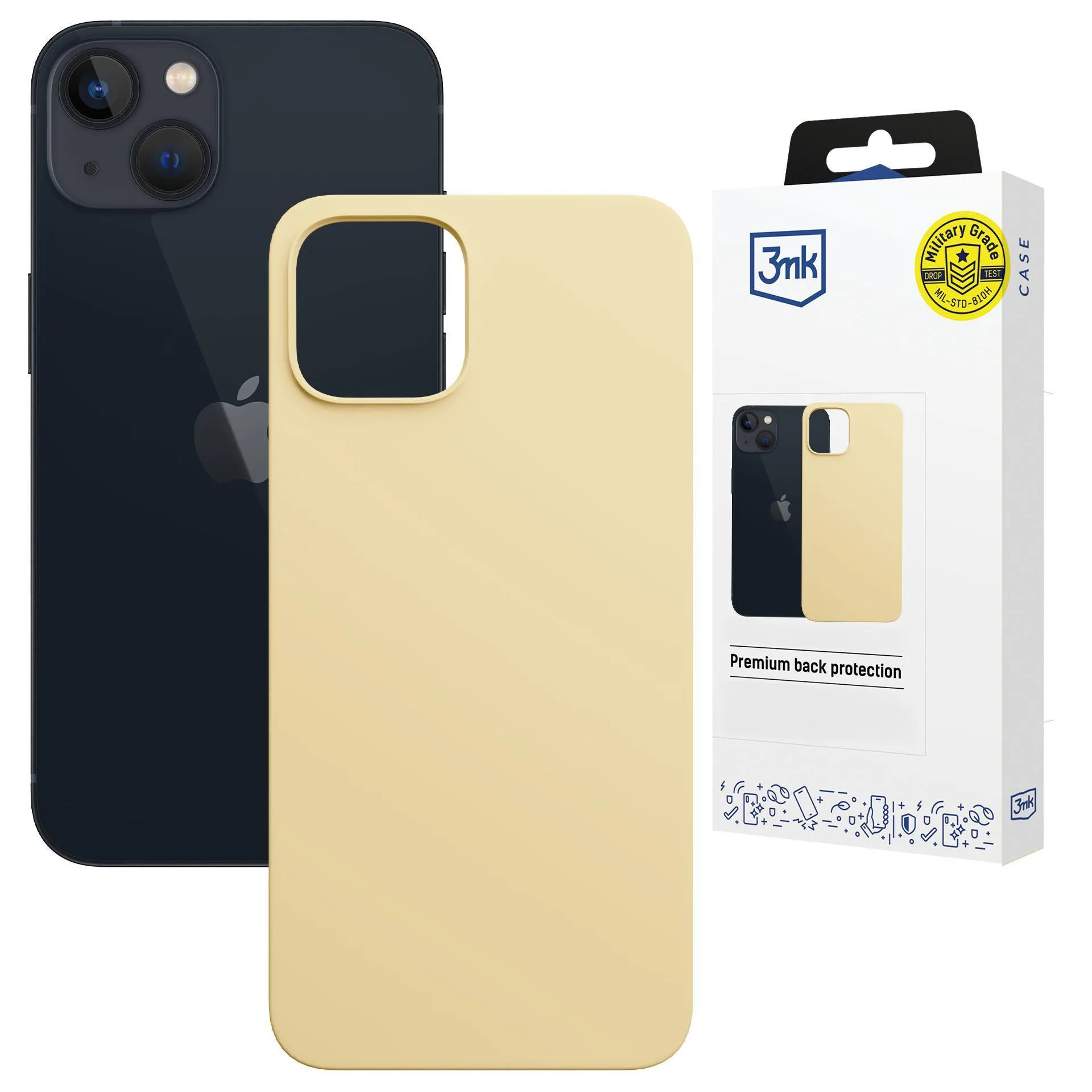 Etui 3mk Hardy Mellow MagCase do iPhone 15 Plus Żółty