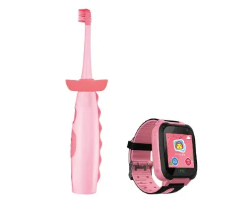 Szczoteczka soniczna Vitammy Dino + Smart Kid Watch Różowy