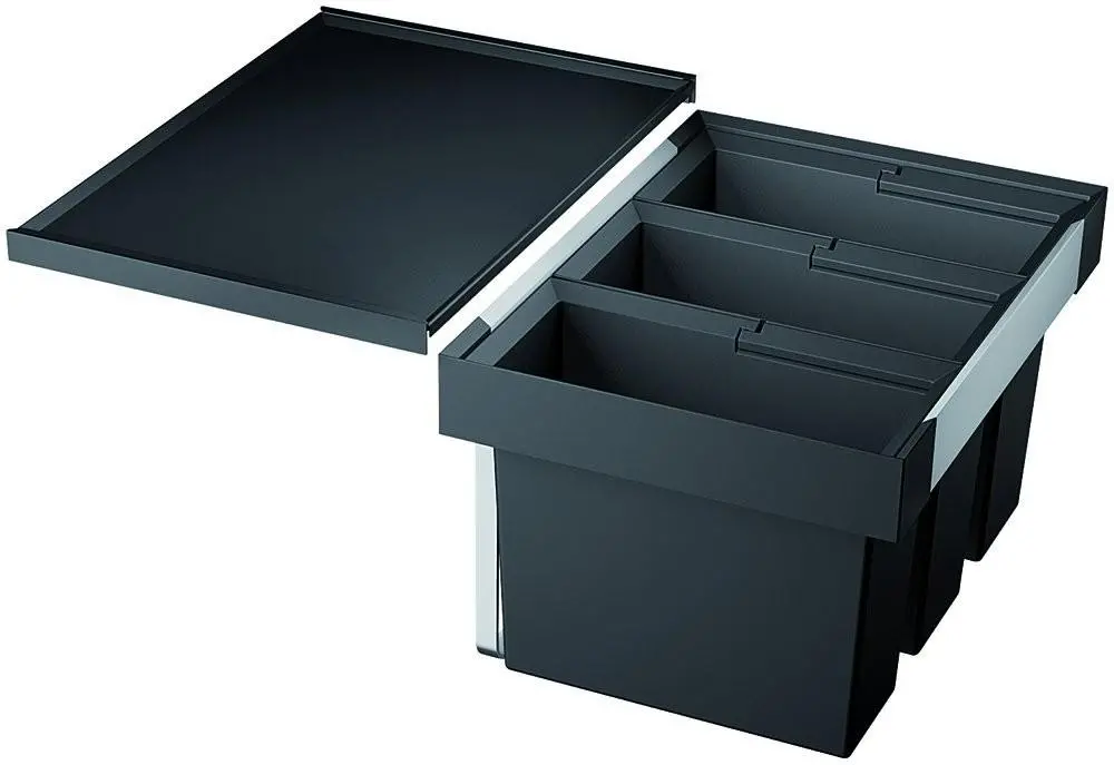 Sortownik odpadów Blanco FLEXON II 60/3 + pokrywa systemowa 521472 3x15l