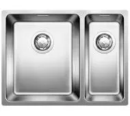 Blanco ANDANO 340/180-U 522979 Komora z lewej strony Stalowy Srebrny