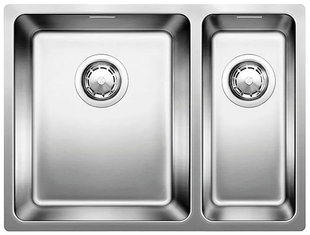 Blanco ANDANO 340/180-U 522979 Komora z lewej strony Stalowy Srebrny