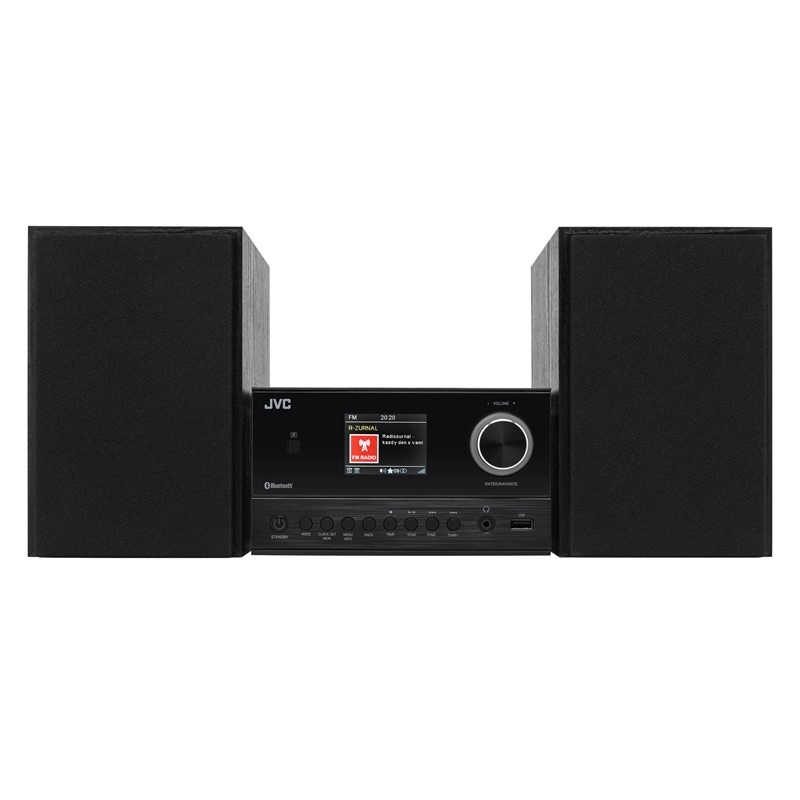 Wieża JVC UX-E225B Bluetooth Radio FM Czarny