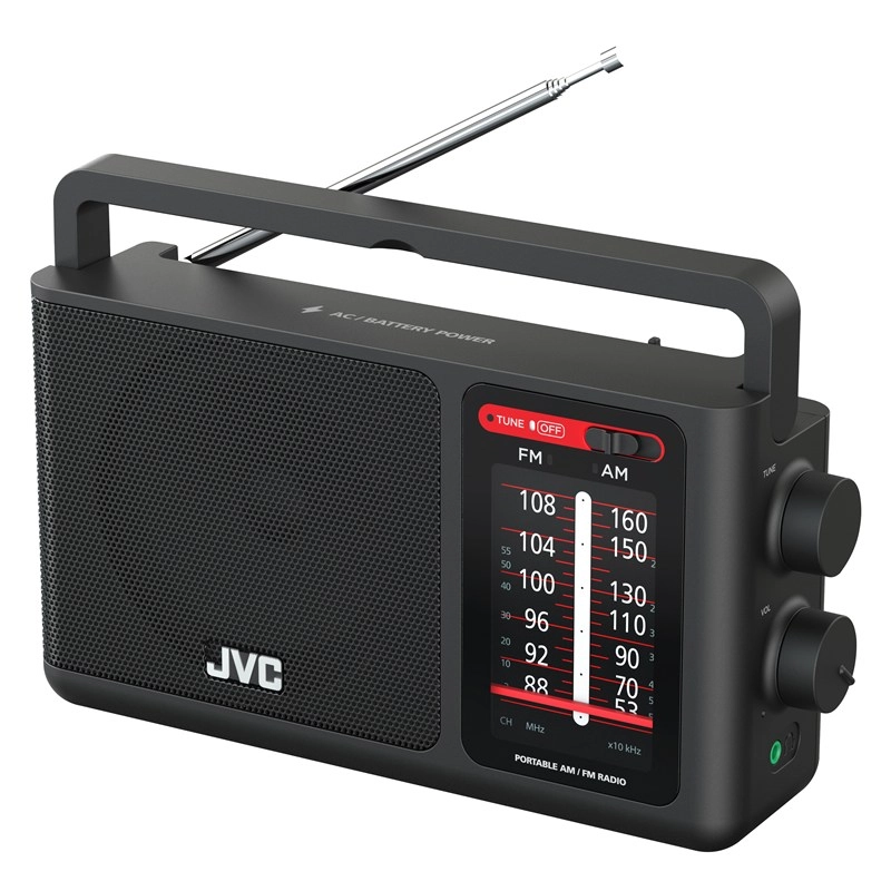 Radioodbiornik JVC RA-E435B Radio FM Czarny