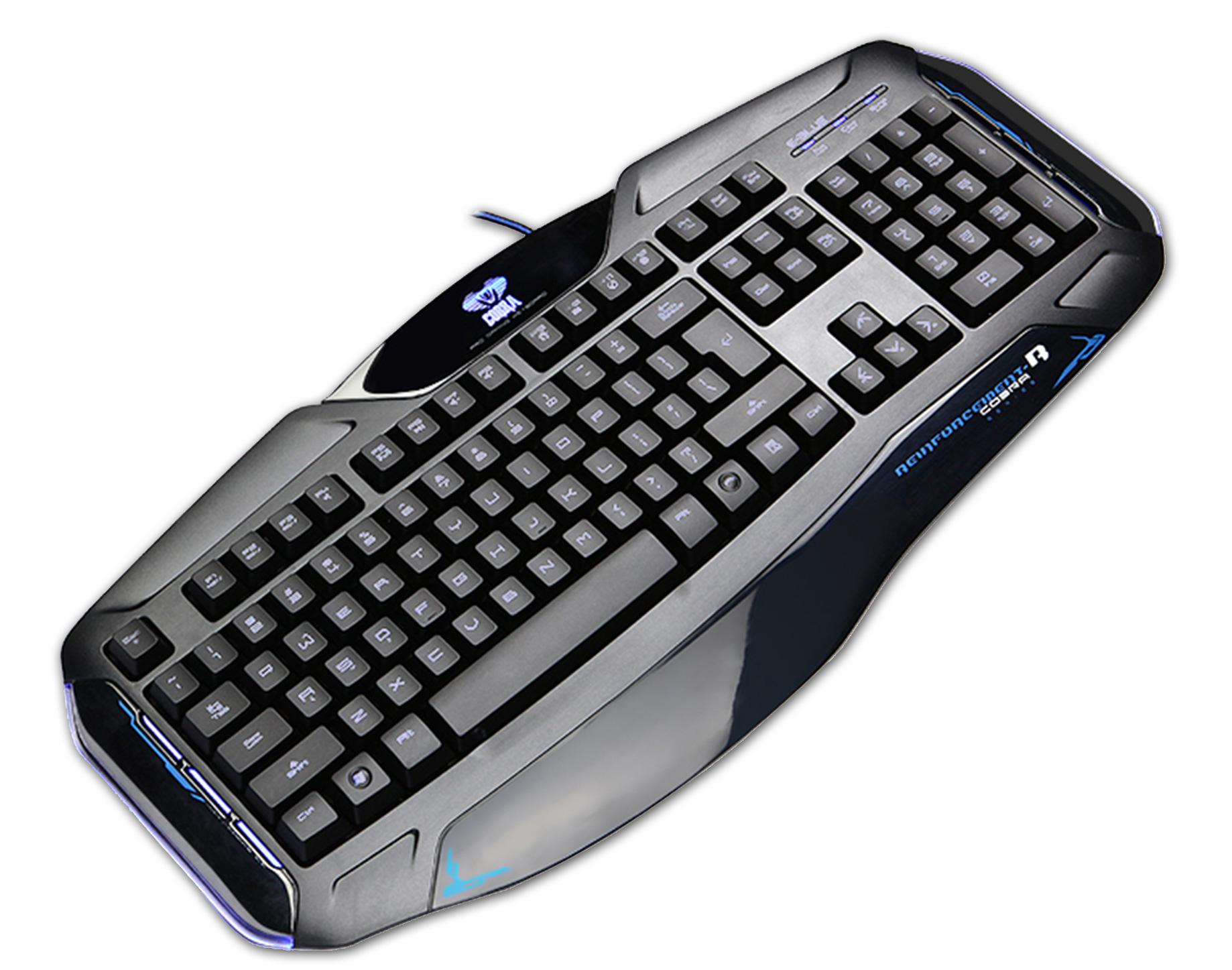 Klawiatura membranowa E-BLUE Cobra II - czarna