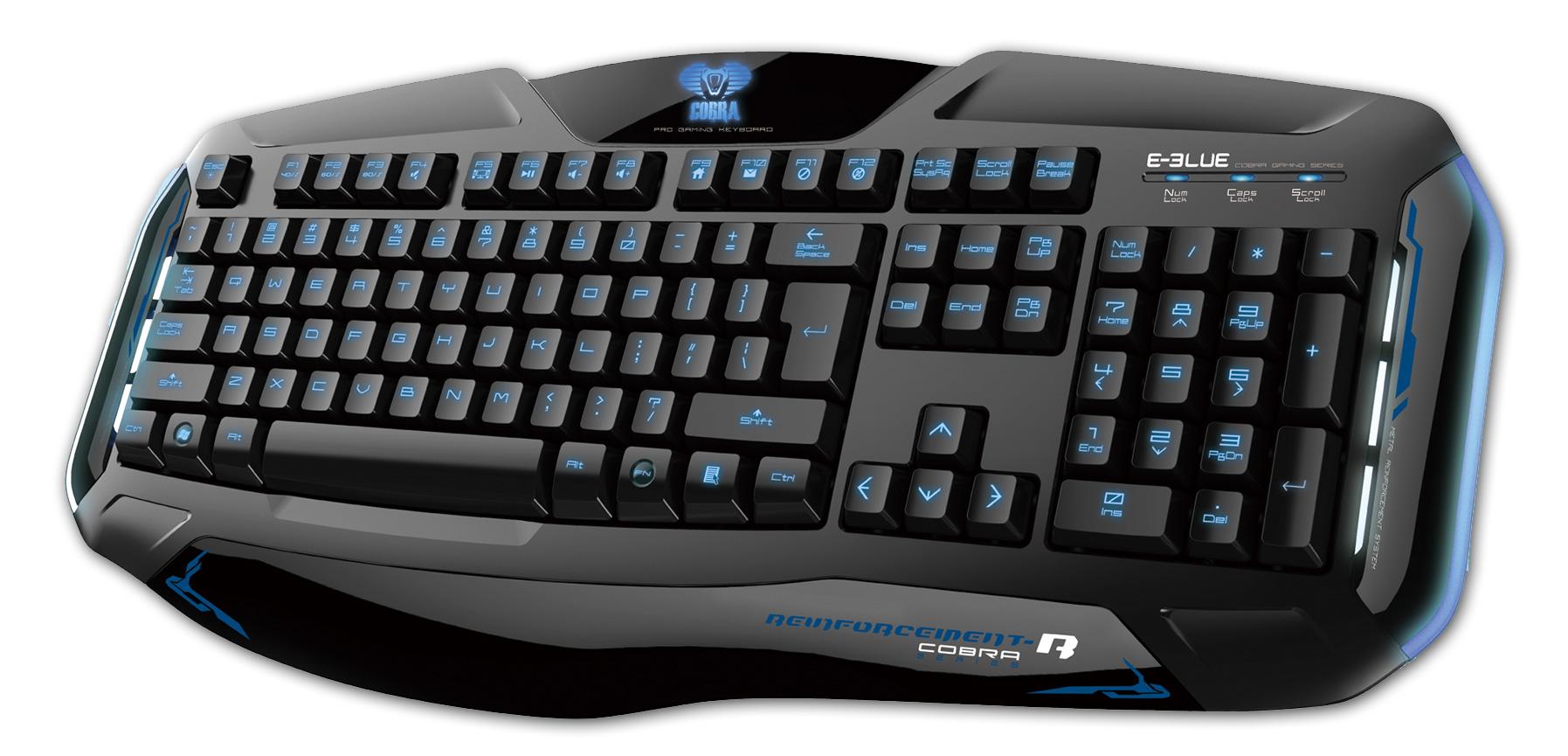 Klawiatura membranowa E-BLUE Cobra II - czarna