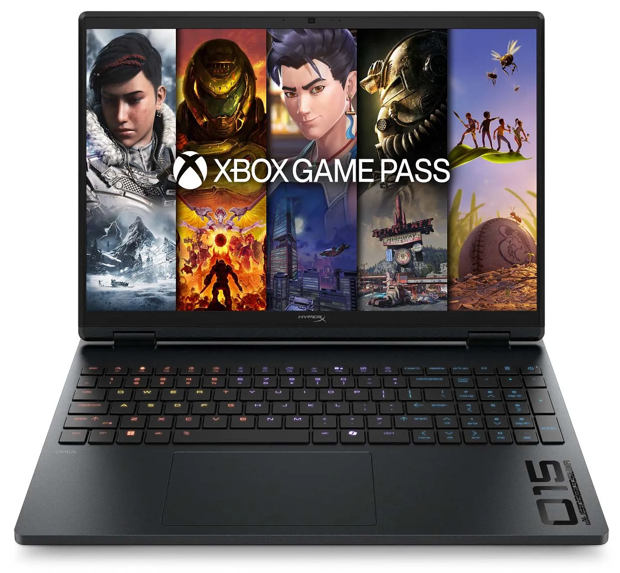 Laptop gamingowy HyperX OMEN 15-gb0075nwx 15,3" 180Hz R5 240 16GB RAM 512GB Dysk SSD RTX5050 DLSS4 Win11 Czarny