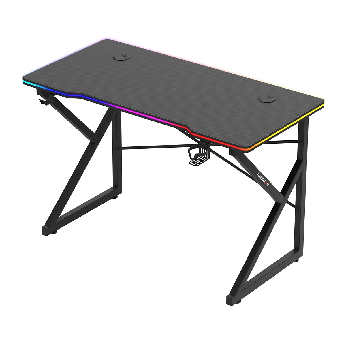 Biurko Huzaro Hero 1.7 RGB 120cm Czarny