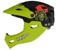 Kamikaze RONIN Helmet Green SAMURAI M Czarno-zielony